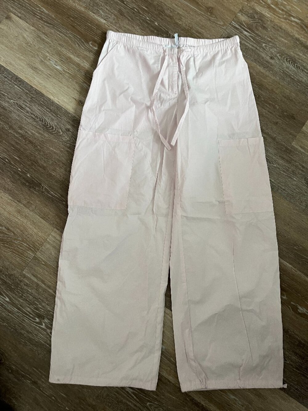 Light Pink Lightweight Cargo Pants - S/M